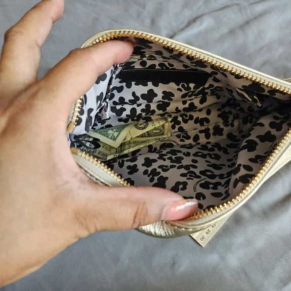 REBECCA MINKOFF purse ✨️👜 golden crossbody purse. - Picture 2 of 7